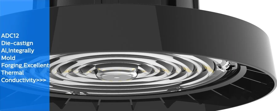 DUALRAYS LIGHTING HB3 UFO High Bay Details 01 DUALRAYS LIGHTING HB3 UFO High Bay Details 01